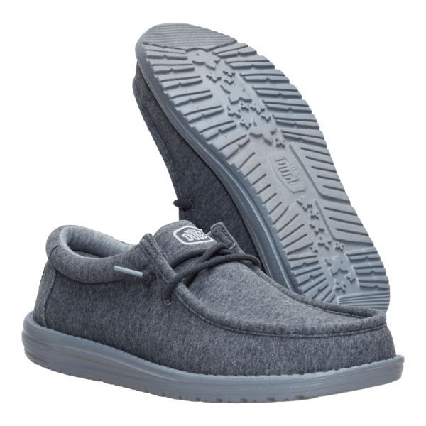 Wally Stretch Jersey - Charcoal - Hey Dude South Africa