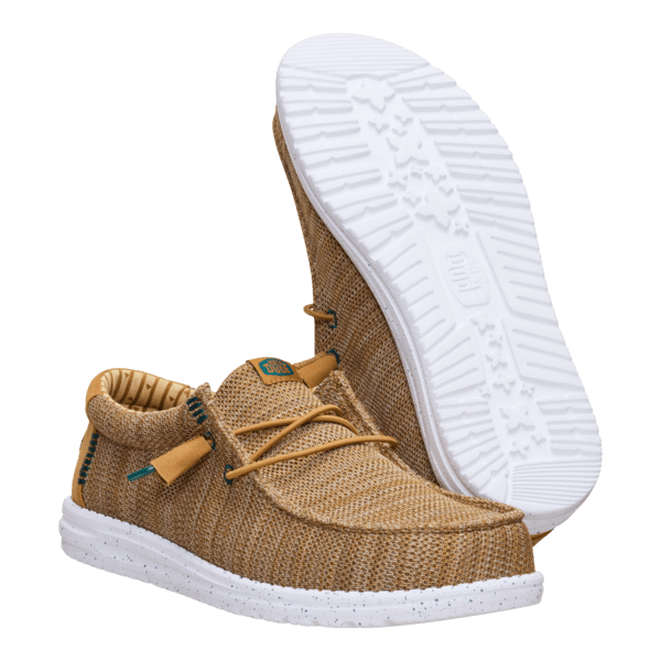 Wally Stretch Sox - Bone Brown/Multi Bone - Hey Dude South Africa