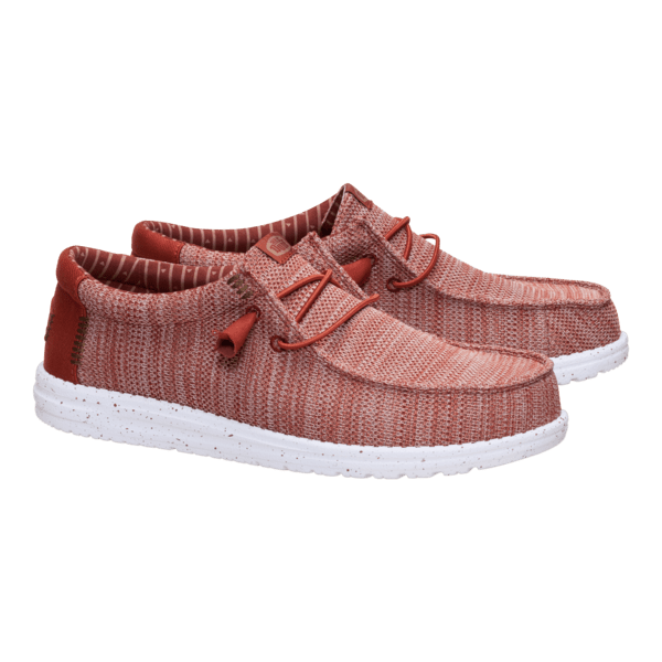 Wally Stretch Sox - Burnt Red/Multi - Hey Dude South Africa