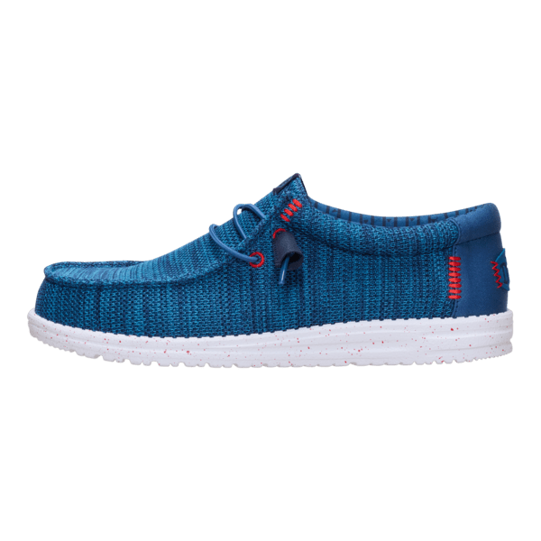 Wally Stretch Sox - Ensign Blue/Multi - Hey Dude South Africa