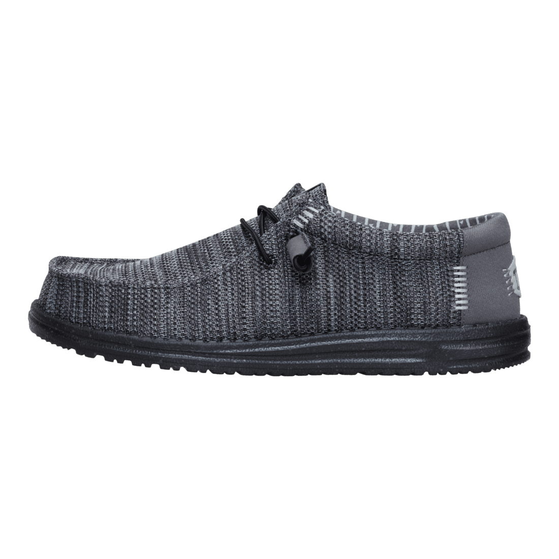 Wally Stretch Sox Granite Grey/Black - Hey Dude South Africa