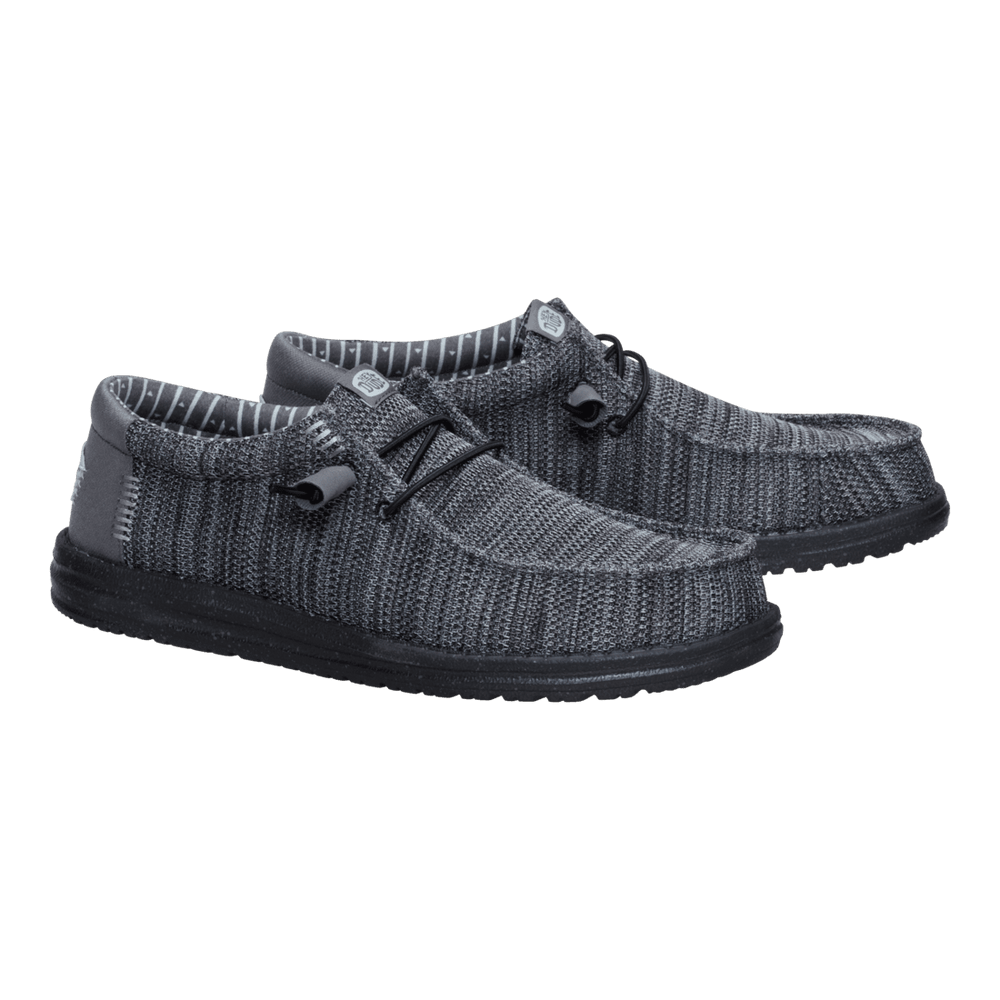 Wally Stretch Sox - Granite Grey/Black