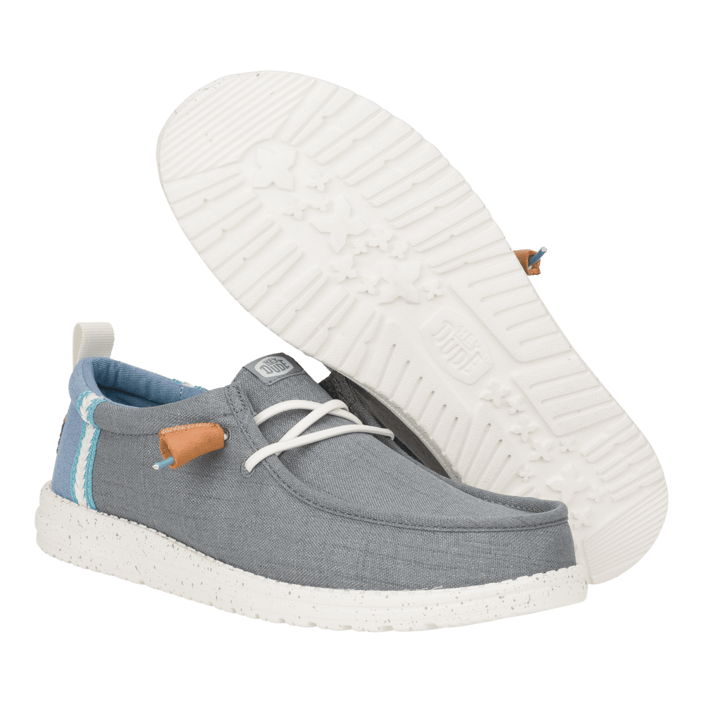 Wally Summer Linen - Monument Grey/Faded Denim