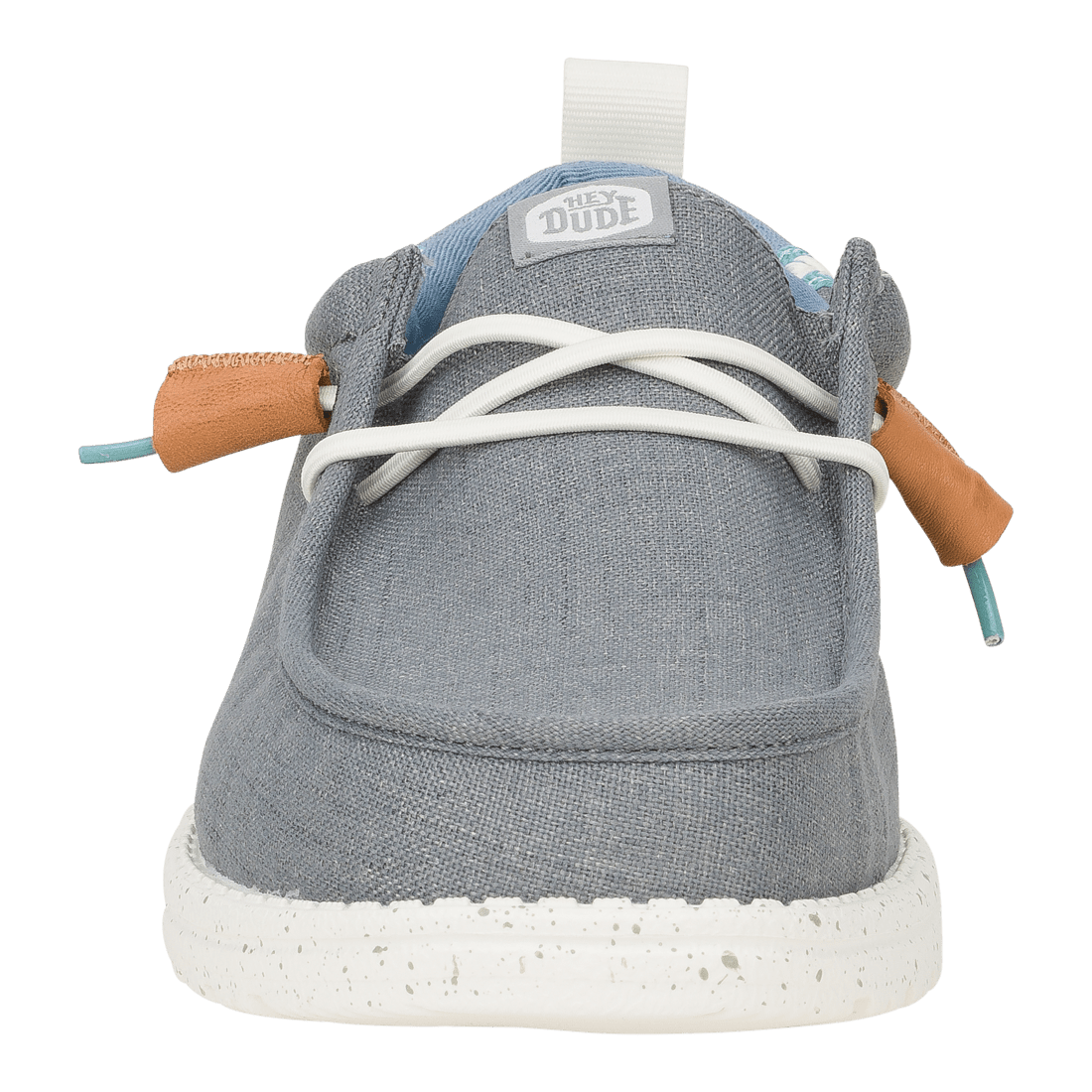 Wally Summer Linen Monument Grey/Faded Denim - Hey Dude South Africa