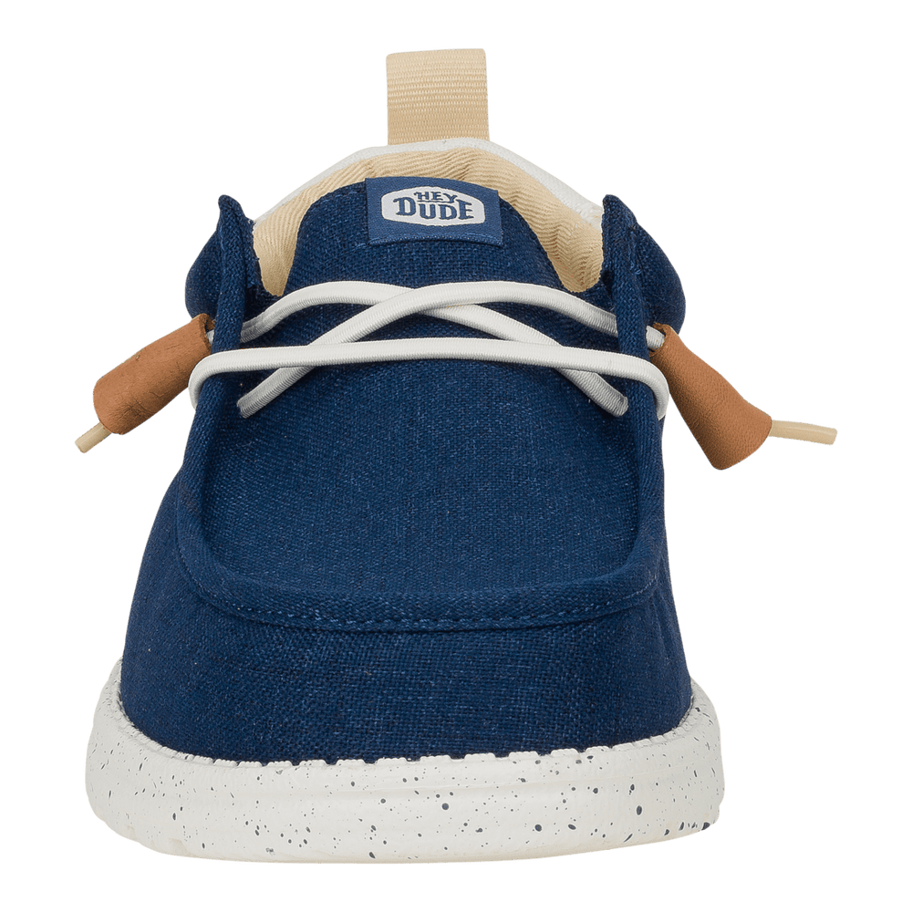 Wally Summer Linen - Sargasso Blue/White