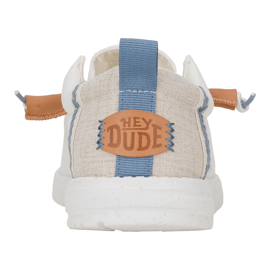 Wally Summer Linen White/Stone Grey - Hey Dude South Africa