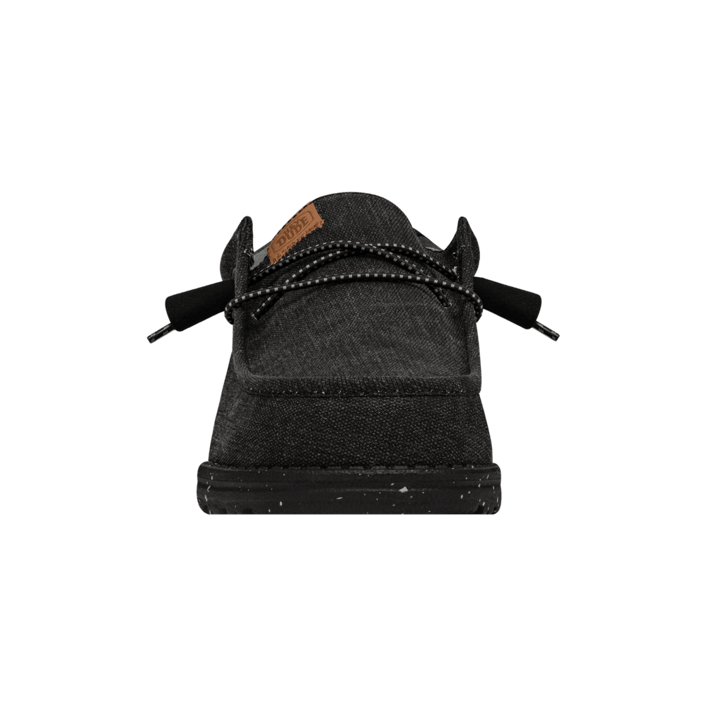 Wally Washed Canvas - Black/Black