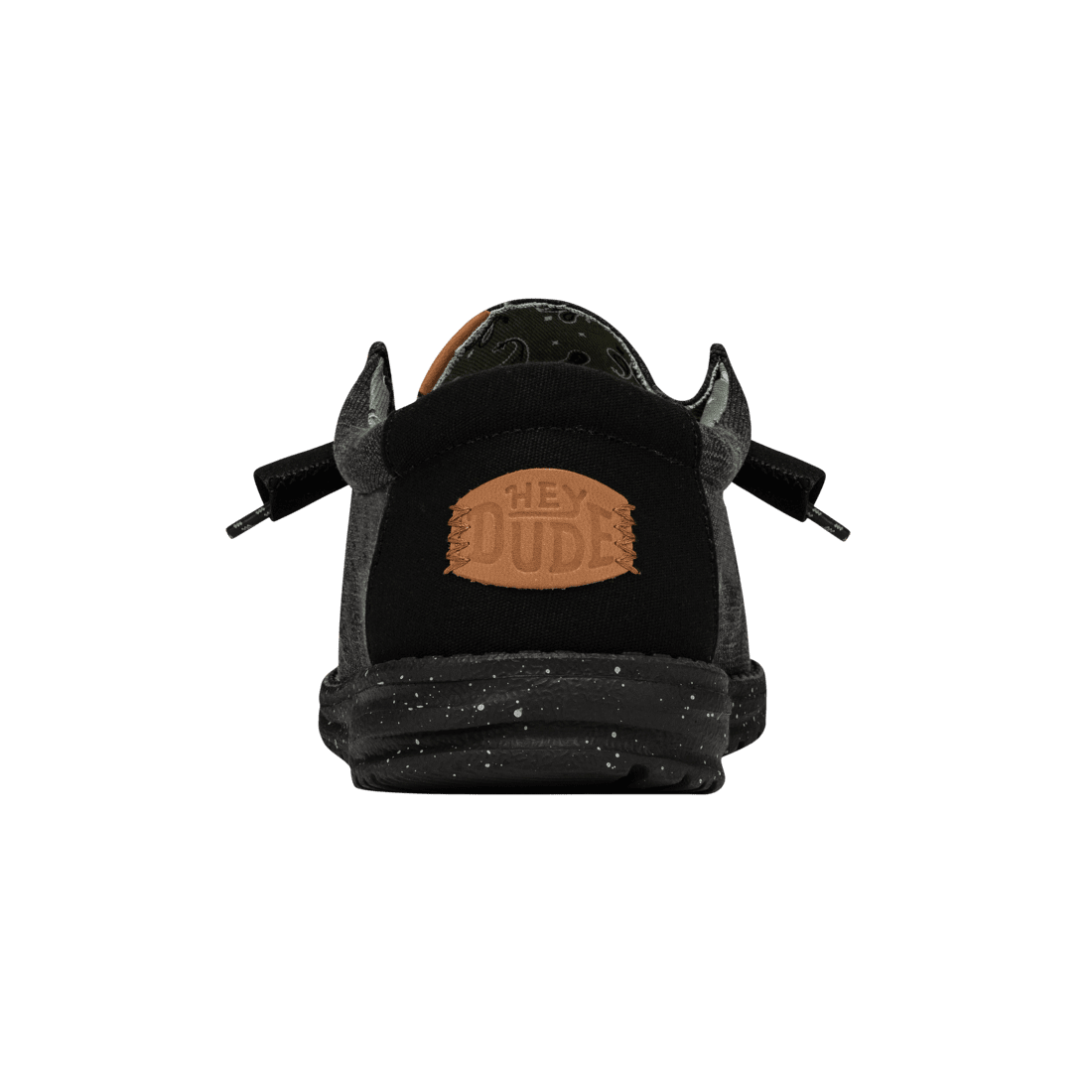 Wally Washed Canvas Black/Black - Hey Dude South Africa