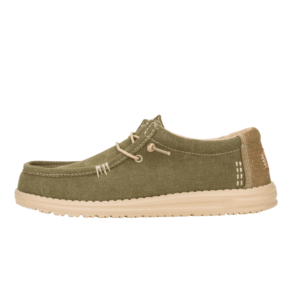 Wally Workwear Dusky Green/Irish Cream - Hey Dude South Africa