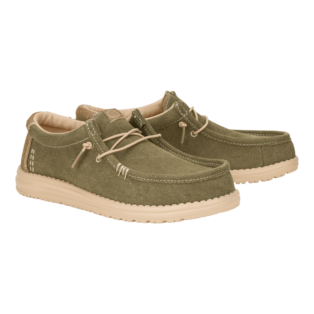 Wally Workwear Dusky Green/Irish Cream
