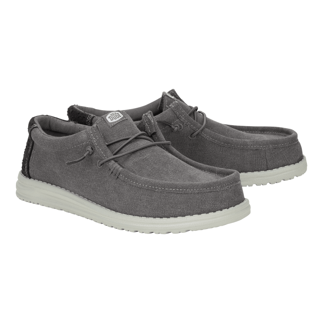 Wally Workwear Granite Grey/Black - Hey Dude South Africa