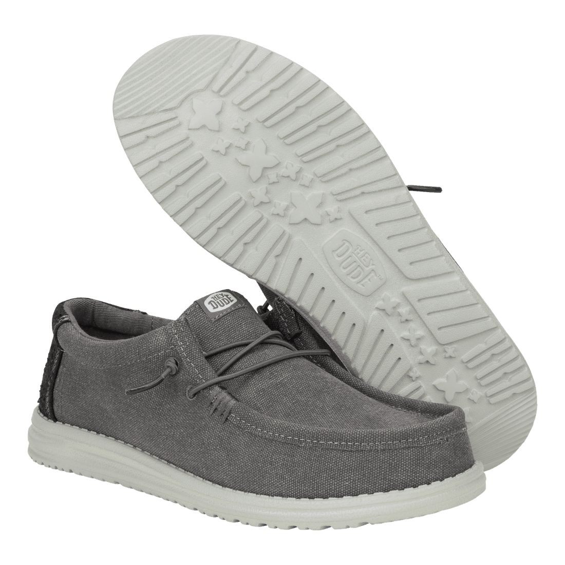 Wally Workwear Granite Grey/Black - Hey Dude South Africa