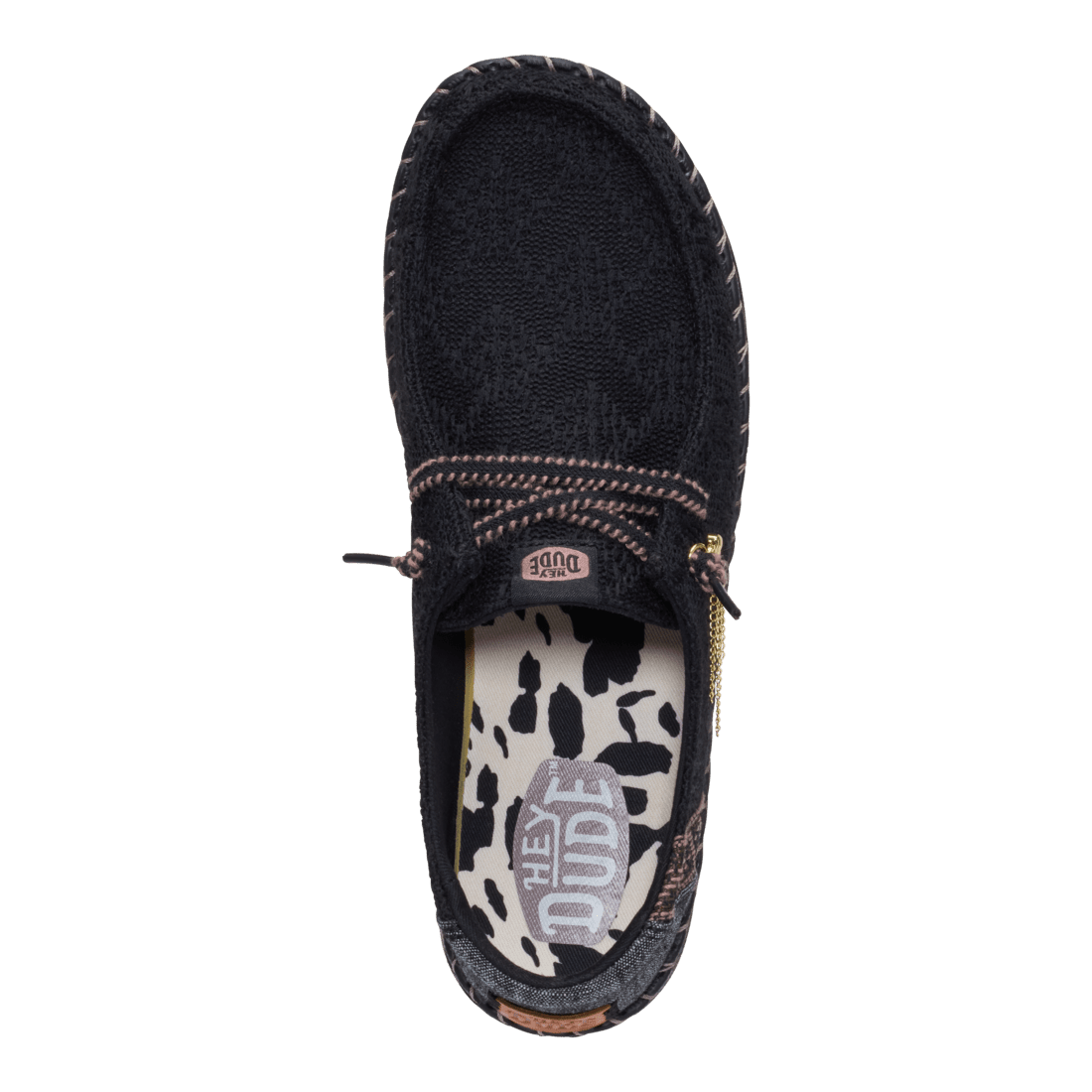 Wendy Boho Knit Black - Hey Dude South Africa