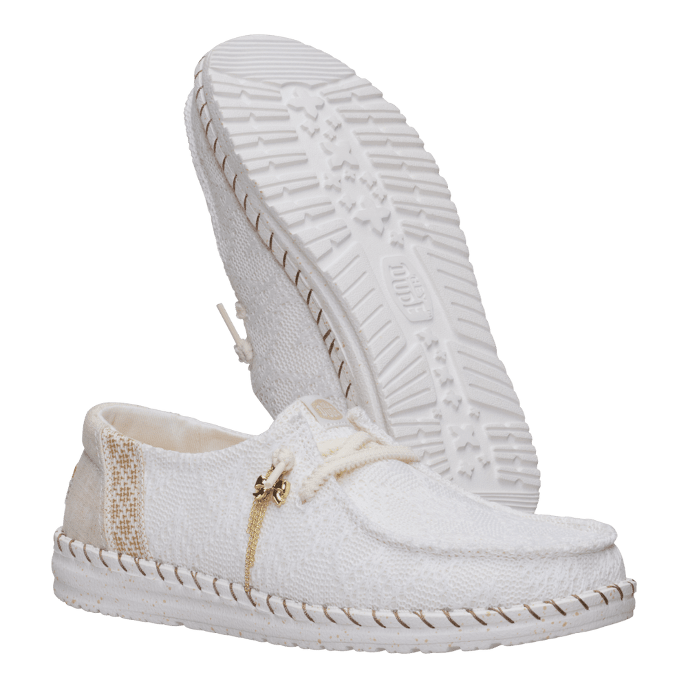 Wendy Boho Knit White