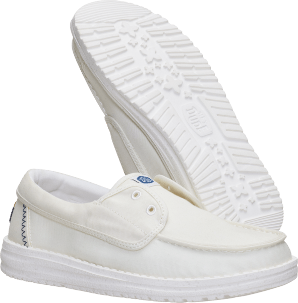 Wendy Cru Stretch Canvas - Snow White - Hey Dude South Africa