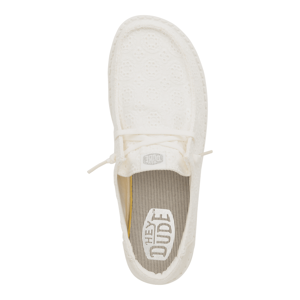 Wendy Eyelet Lace White