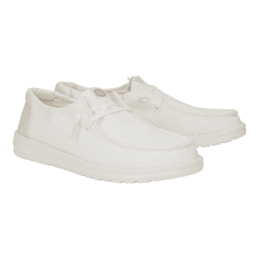 Wendy Eyelet Lace White