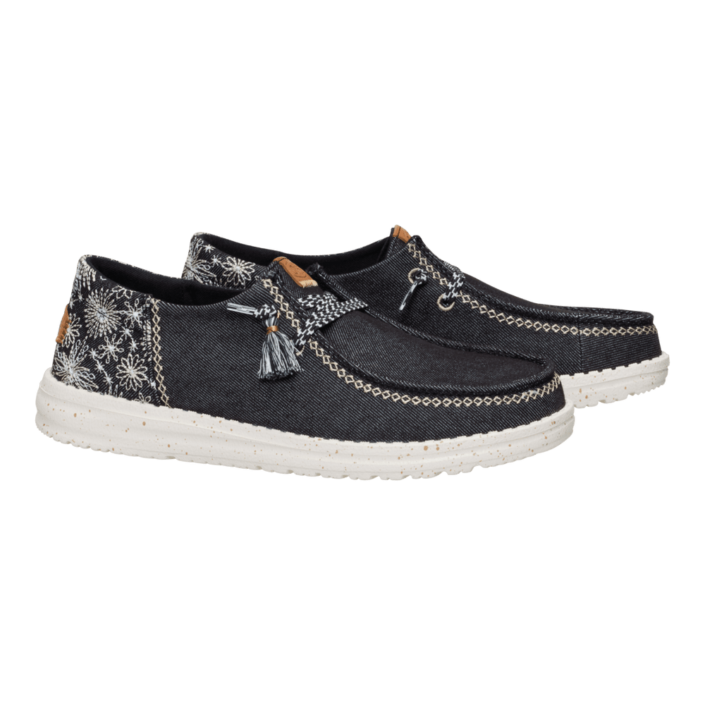 Wendy Funk Embroidered Black