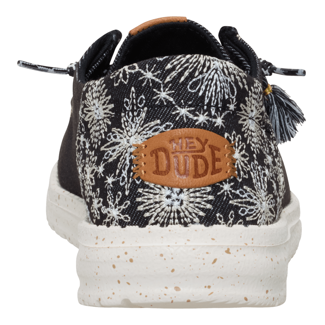 Wendy Funk Embroidered Black - Hey Dude South Africa