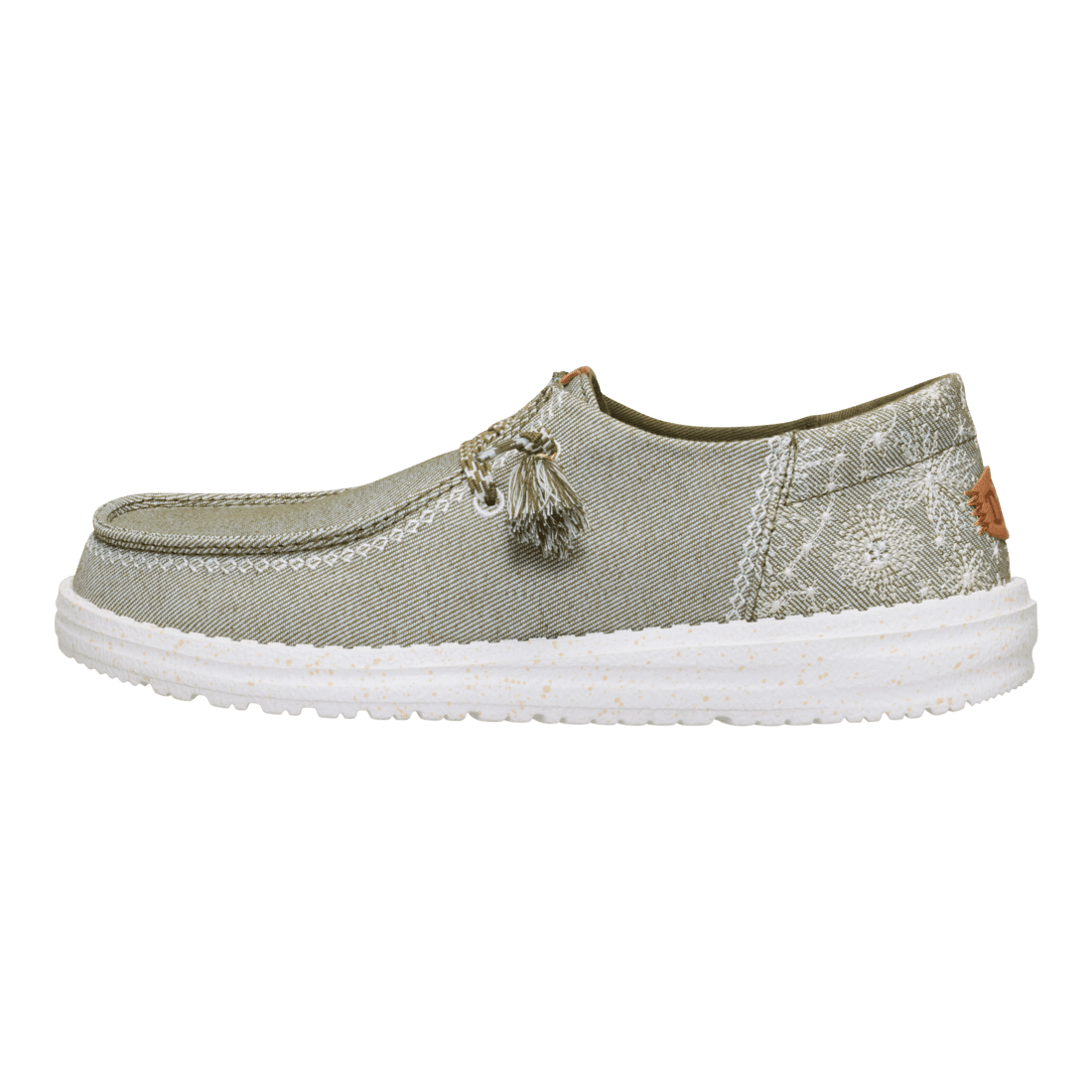 Wendy Funk Embroidered Olive - Hey Dude South Africa