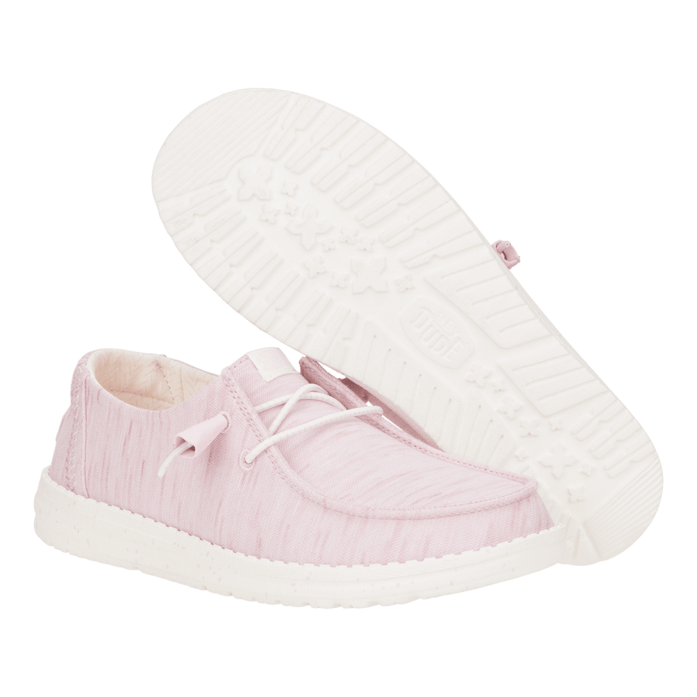 Wendy Heathered Stretch - Bubble Gum