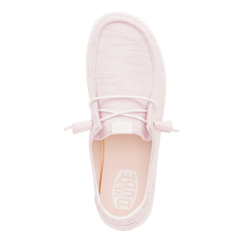 Wendy Heathered Stretch - Bubble Gum