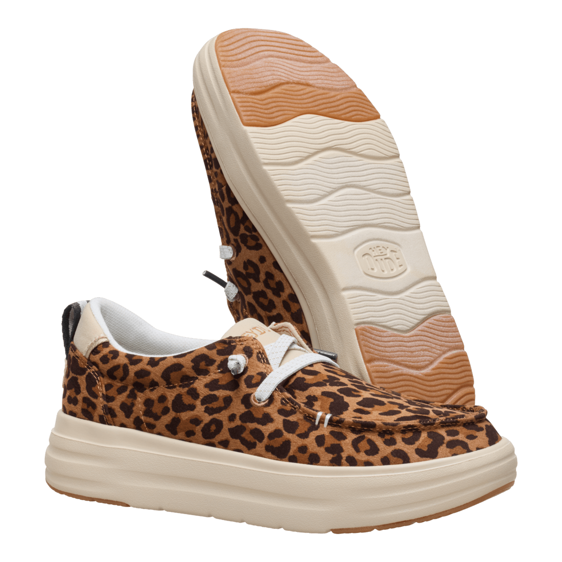 Wendy Nova Classic Tan Leopard - Hey Dude South Africa