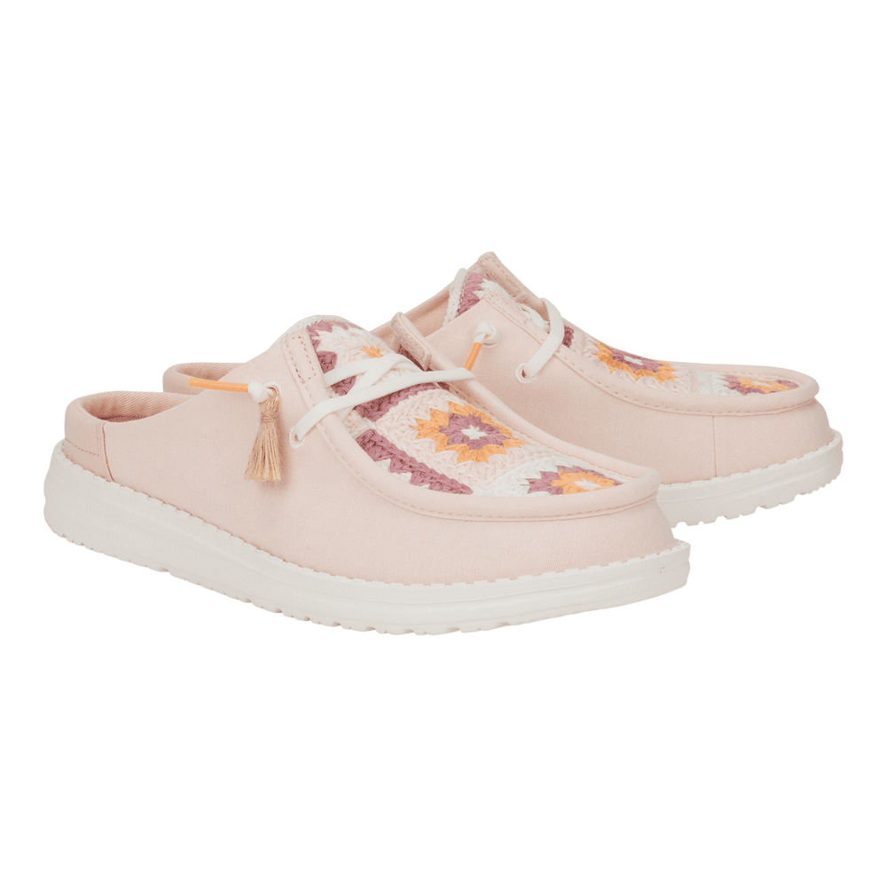 Wendy Slip Cottage Crochet Pale Pink/Multi