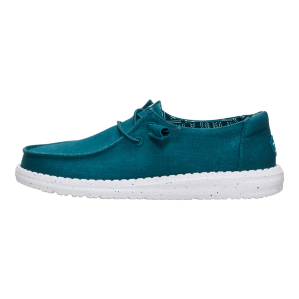 Wendy Stretch Canvas - Deep Teal - Hey Dude South Africa