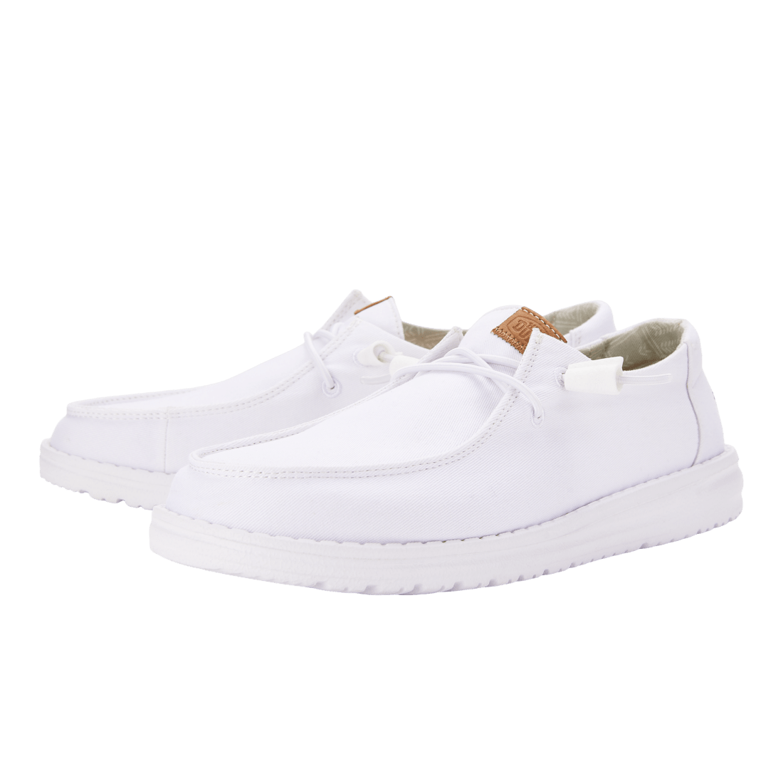 Wendy Stretch Canvas - White - Hey Dude South Africa