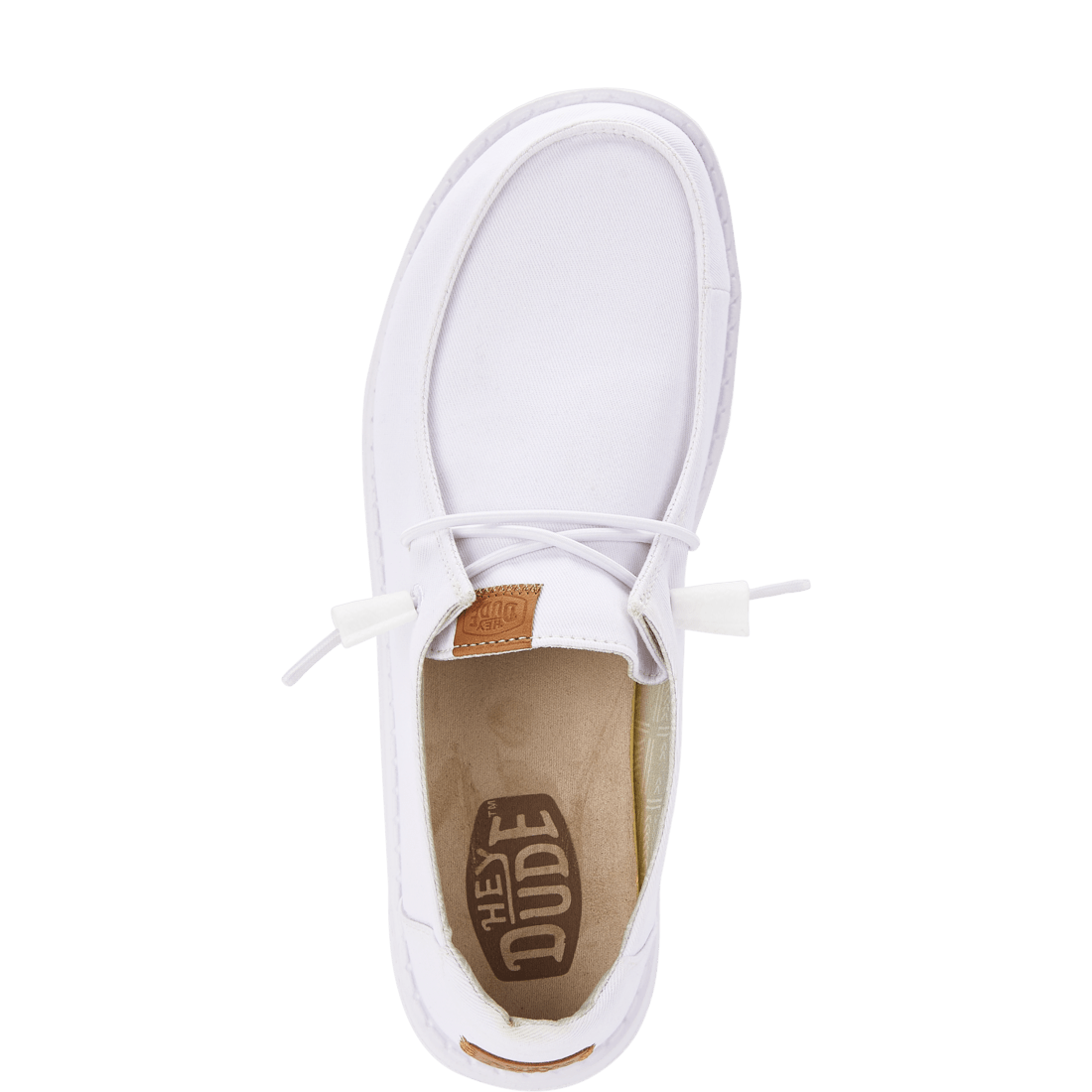 Wendy Stretch Canvas - White - Hey Dude South Africa